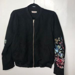Faux suede jacket